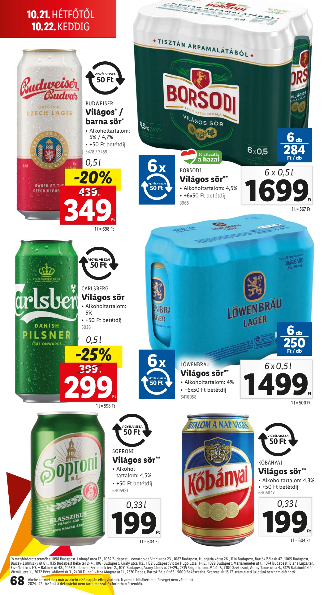 Lapozható Lidl szórólap 2024. 10.17-10.22 - 68. oldal Lapozható Lidl szórólap 2024. 10.17-10.22 - 68. oldal