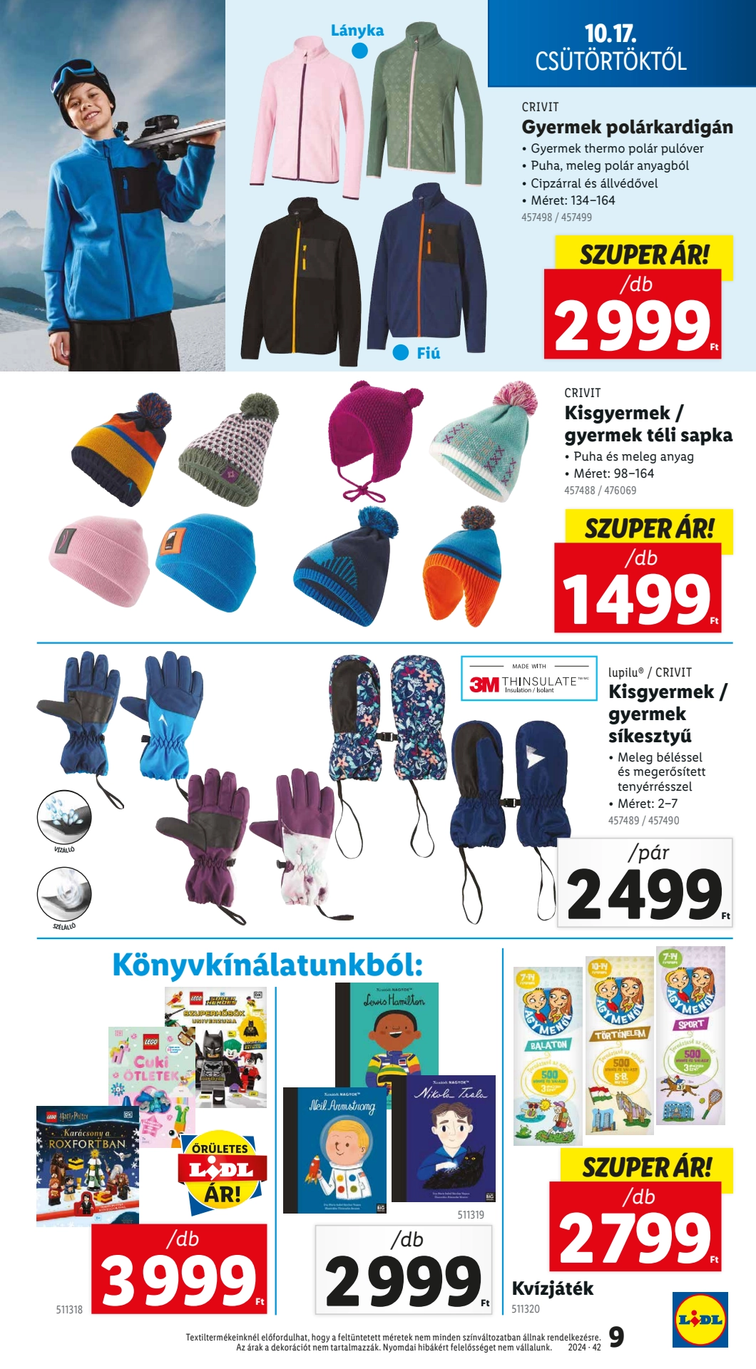 Lapozható Lidl Nonfood szórólap 2024. 10.17 - 9. oldal Lapozható Lidl Nonfood szórólap 2024. 10.17 - 9. oldal