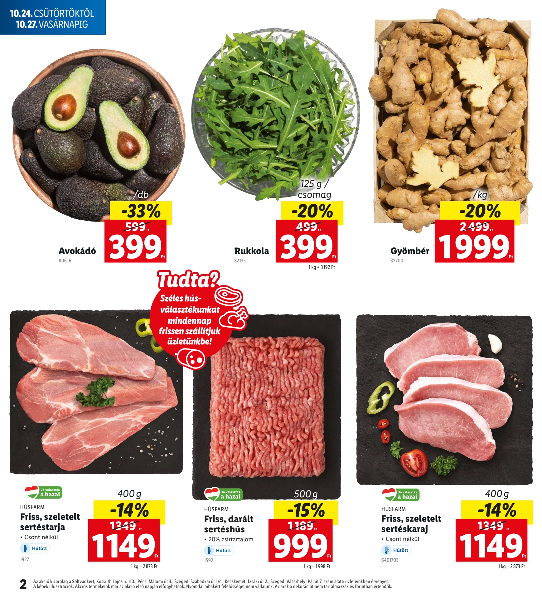 Lapozható Lidl Regionális szórólap 2024. 10.24-10.27 - 2. oldal Lapozható Lidl Regionális szórólap 2024. 10.24-10.27 - 2. oldal