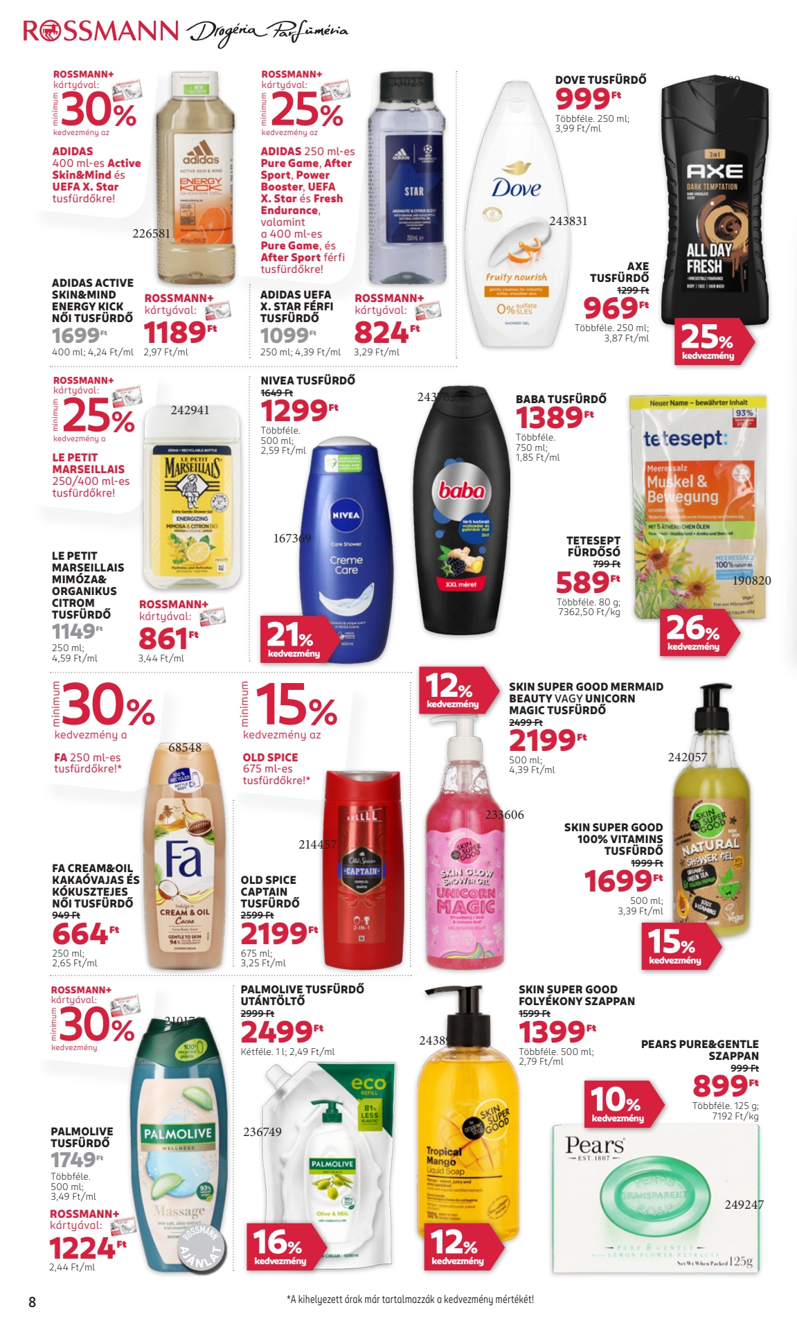 Lapozható Rossmann szórólap 2024. 10.21-11.01 - 8. oldal Lapozható Rossmann szórólap 2024. 10.21-11.01 - 8. oldal