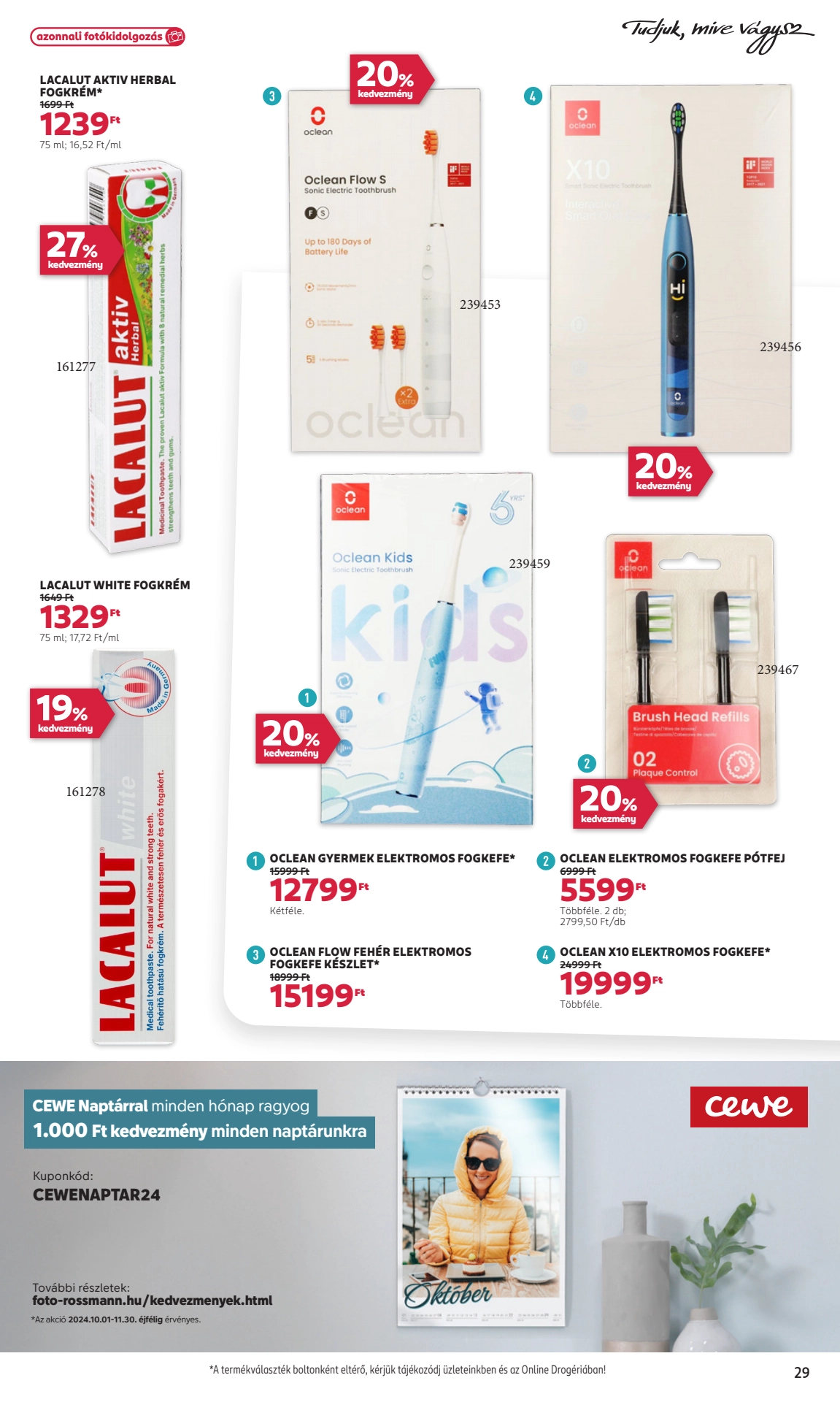 Lapozható Rossmann szórólap 2024. 10.21-11.01 - 31. oldal Lapozható Rossmann szórólap 2024. 10.21-11.01 - 31. oldal