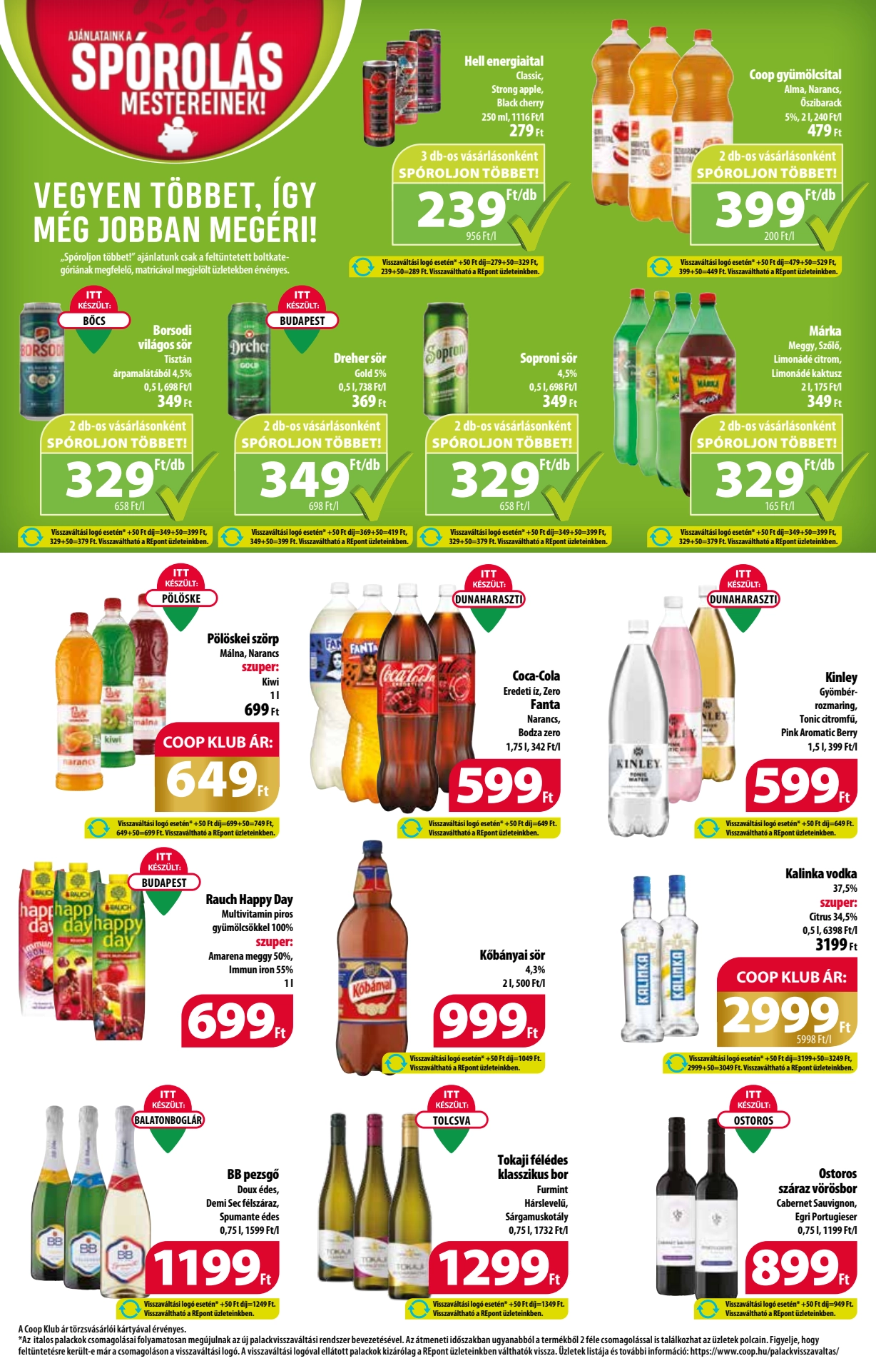 Lapozható Coop országos szórólap 2024. 10.31-11.06 - 6. oldal Lapozható Coop országos szórólap 2024. 10.31-11.06 - 6. oldal