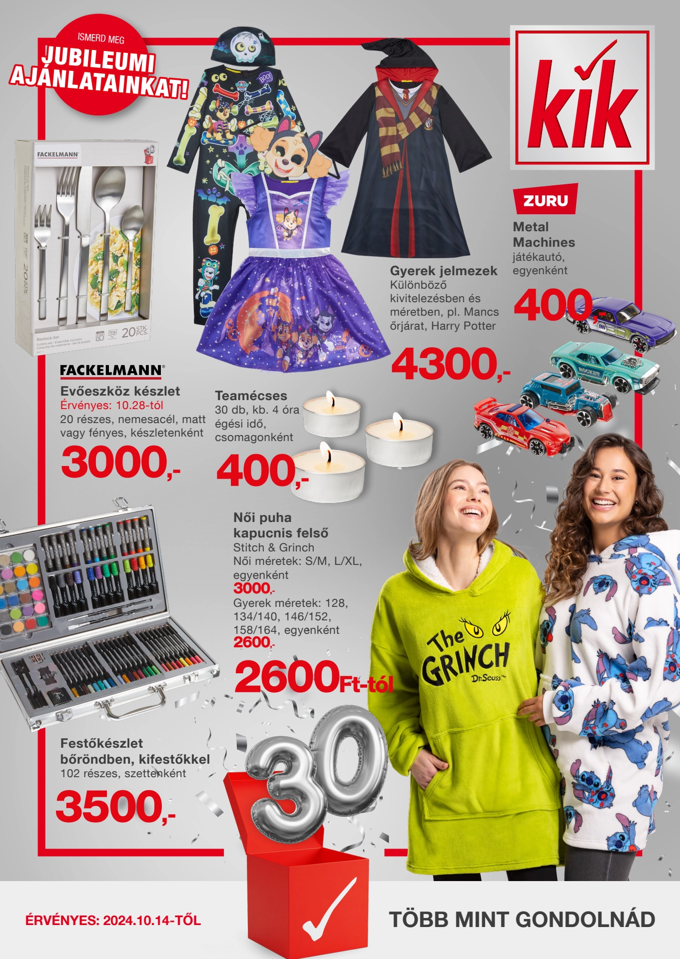 Lapozható Kik Textil szórólap 2024. 10.14 - 1. oldal Lapozható Kik Textil szórólap 2024. 10.14 - 1. oldal
