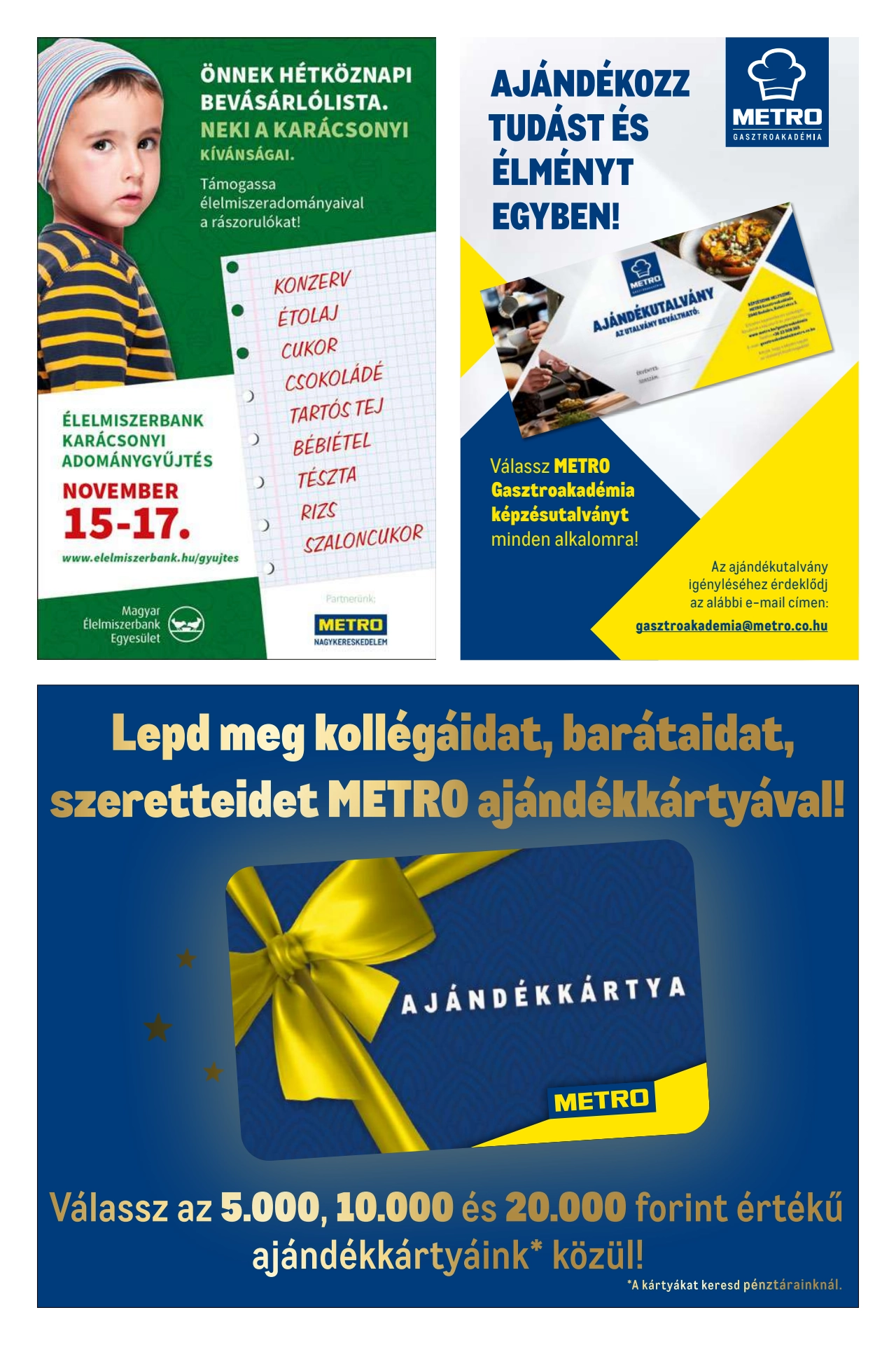 Lapozható Metro Karácsony szórólap 2024. 11.02-11.30 - 59. oldal Lapozható Metro Karácsony szórólap 2024. 11.02-11.30 - 59. oldal