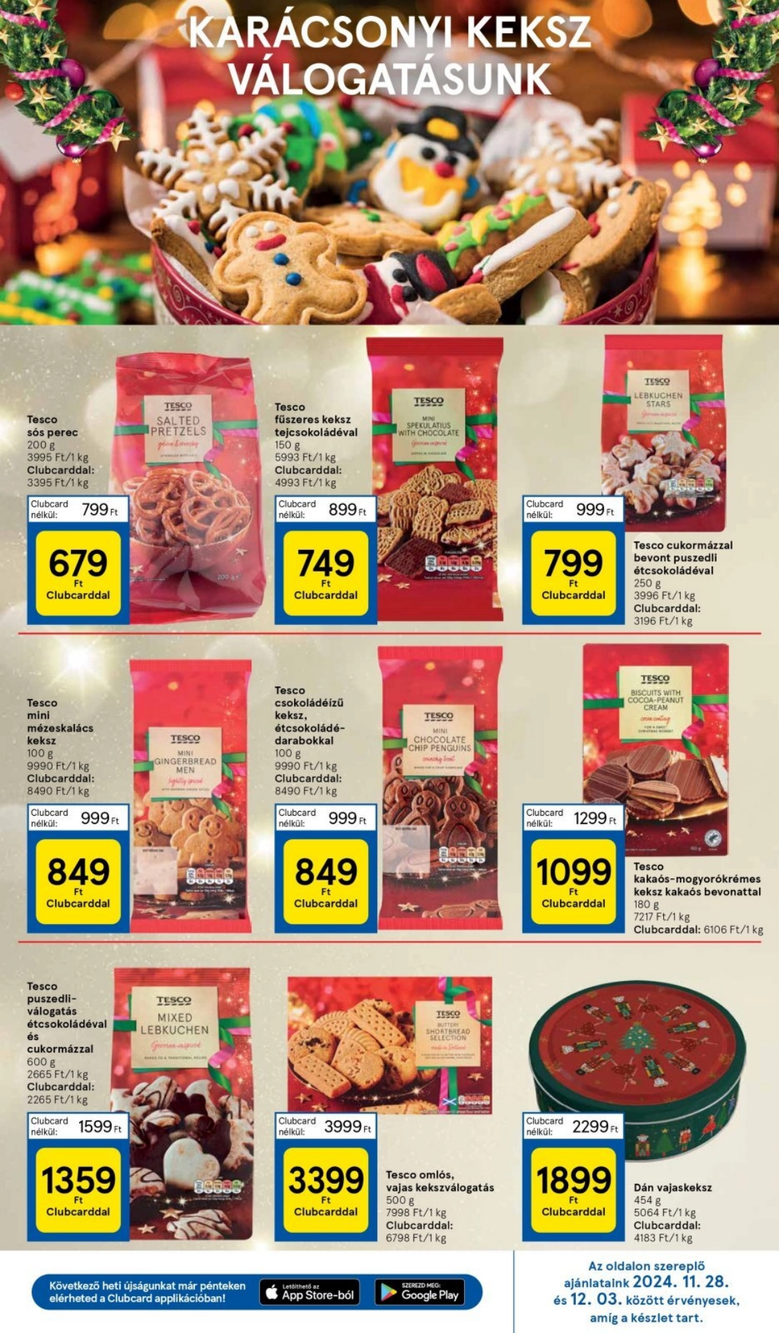 Lapozható Tesco Hipermarket szórólap 2024. 11.28-12.04 - 23. oldal Lapozható Tesco Hipermarket szórólap 2024. 11.28-12.04 - 23. oldal
