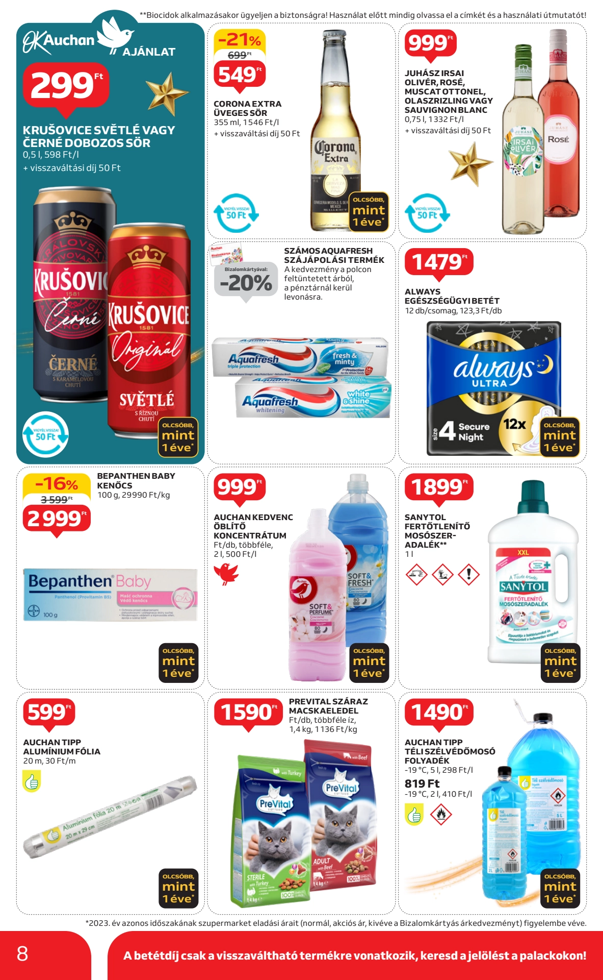 Lapozható Auchan Szupermarket szórólap 2024. 11.28-12.04 - 8. oldal Lapozható Auchan Szupermarket szórólap 2024. 11.28-12.04 - 8. oldal