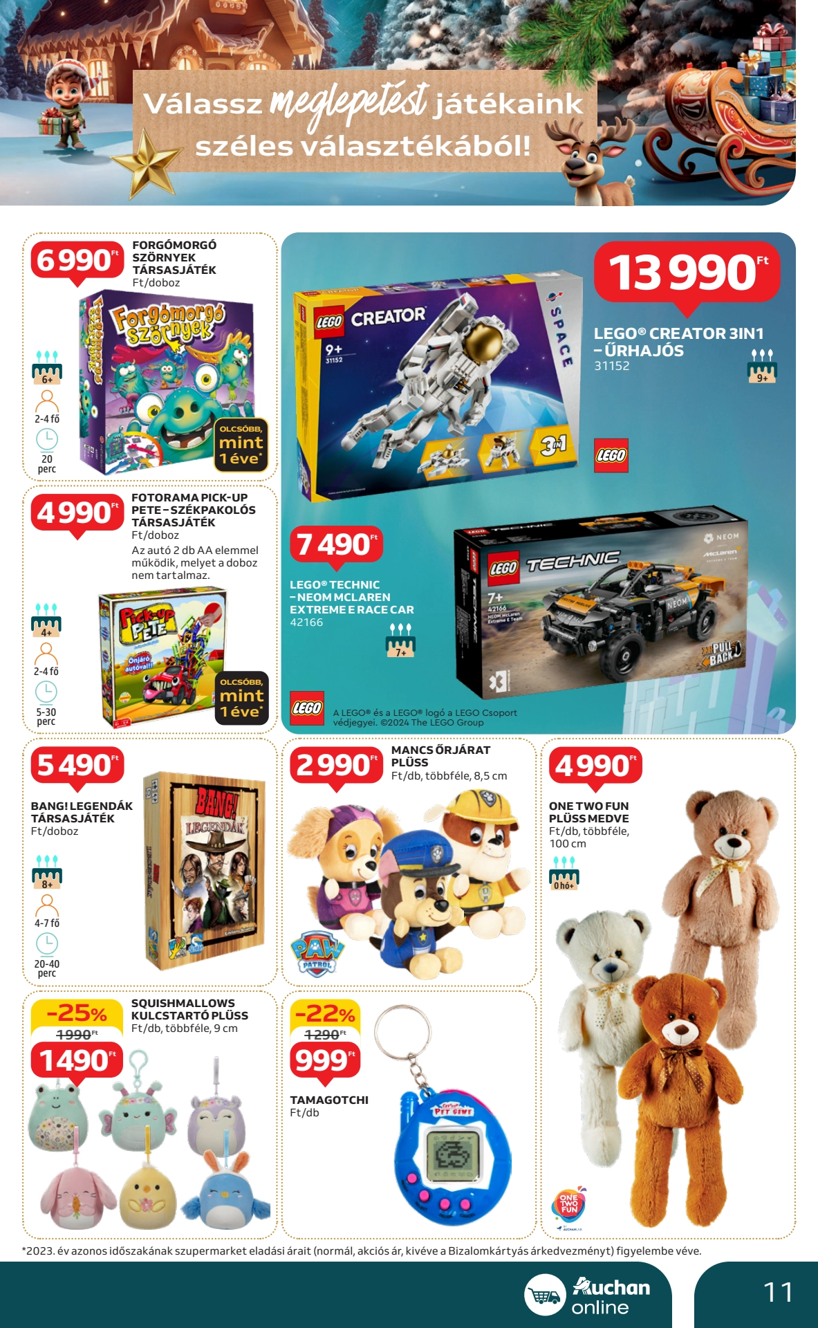 Lapozható Auchan Szupermarket szórólap 2024. 11.28-12.04 - 11. oldal Lapozható Auchan Szupermarket szórólap 2024. 11.28-12.04 - 11. oldal