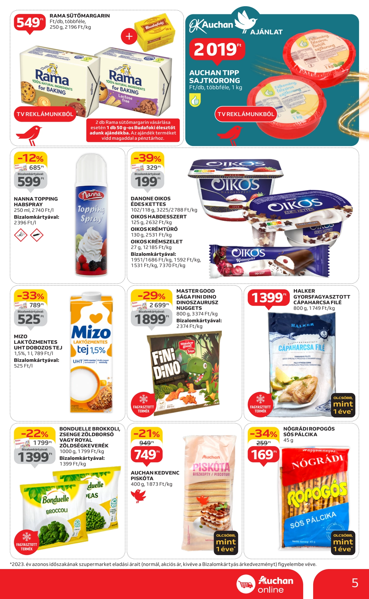 Lapozható Auchan Szupermarket szórólap 2024. 11.28-12.04 - 5. oldal Lapozható Auchan Szupermarket szórólap 2024. 11.28-12.04 - 5. oldal