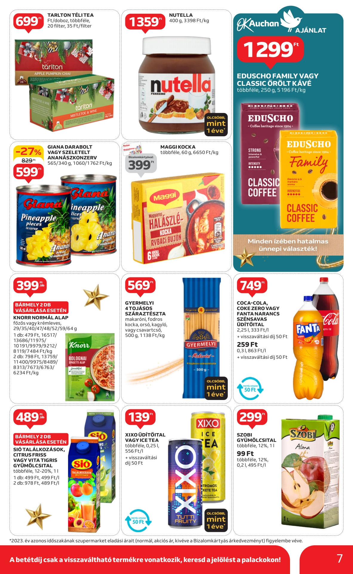 Lapozható Auchan Szupermarket szórólap 2024. 11.28-12.04 - 7. oldal Lapozható Auchan Szupermarket szórólap 2024. 11.28-12.04 - 7. oldal