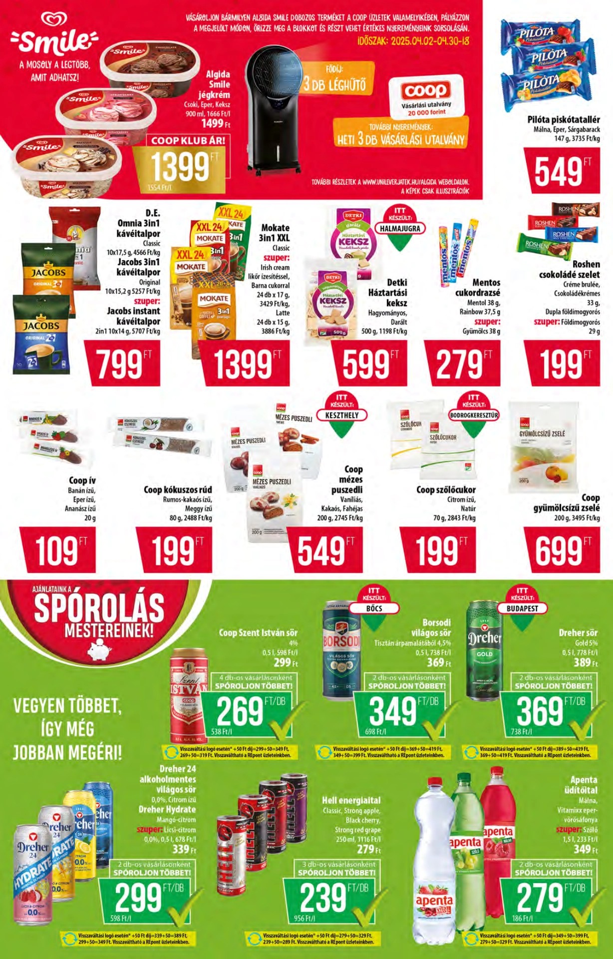 Lapozható Coop Alföld szórólap 2025. 04.10-04.16 - 10. oldal Lapozható Coop Alföld szórólap 2025. 04.10-04.16 - 10. oldal