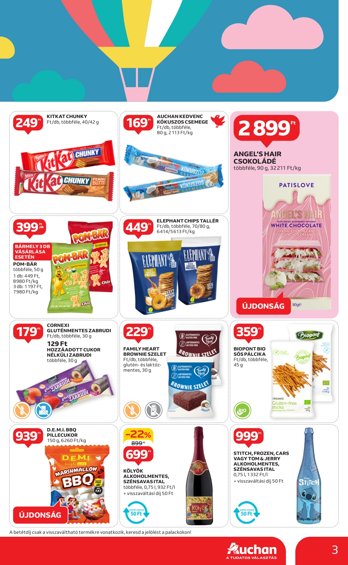 Lapozható Auchan hipermarket Gyereknap Szórólap 2025. 05.15-05.28 - 3. Oldal Lapozható Auchan hipermarket Gyereknap Szórólap 2025. 05.15-05.28 - 3. Oldal