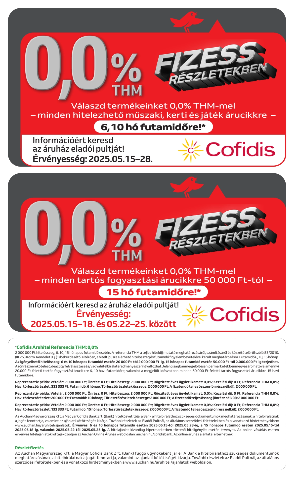 Lapozható Auchan hipermarket Gyereknap Szórólap 2025. 05.15-05.28 - 18. Oldal Lapozható Auchan hipermarket Gyereknap Szórólap 2025. 05.15-05.28 - 18. Oldal