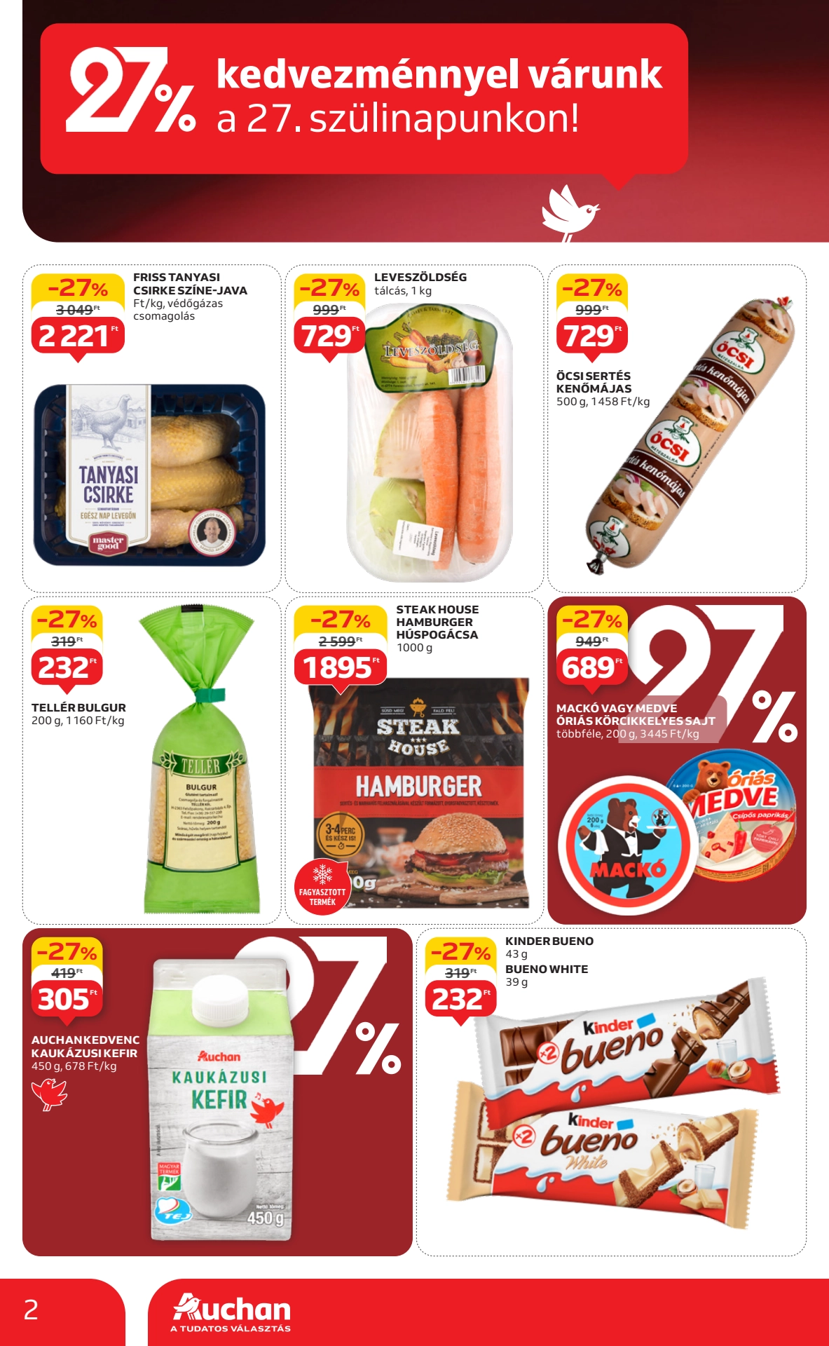Lapozható Auchan Szupermarket Szórólap 2025. 05.15-05.21 - 2. Oldal Lapozható Auchan Szupermarket Szórólap 2025. 05.15-05.21 - 2. Oldal