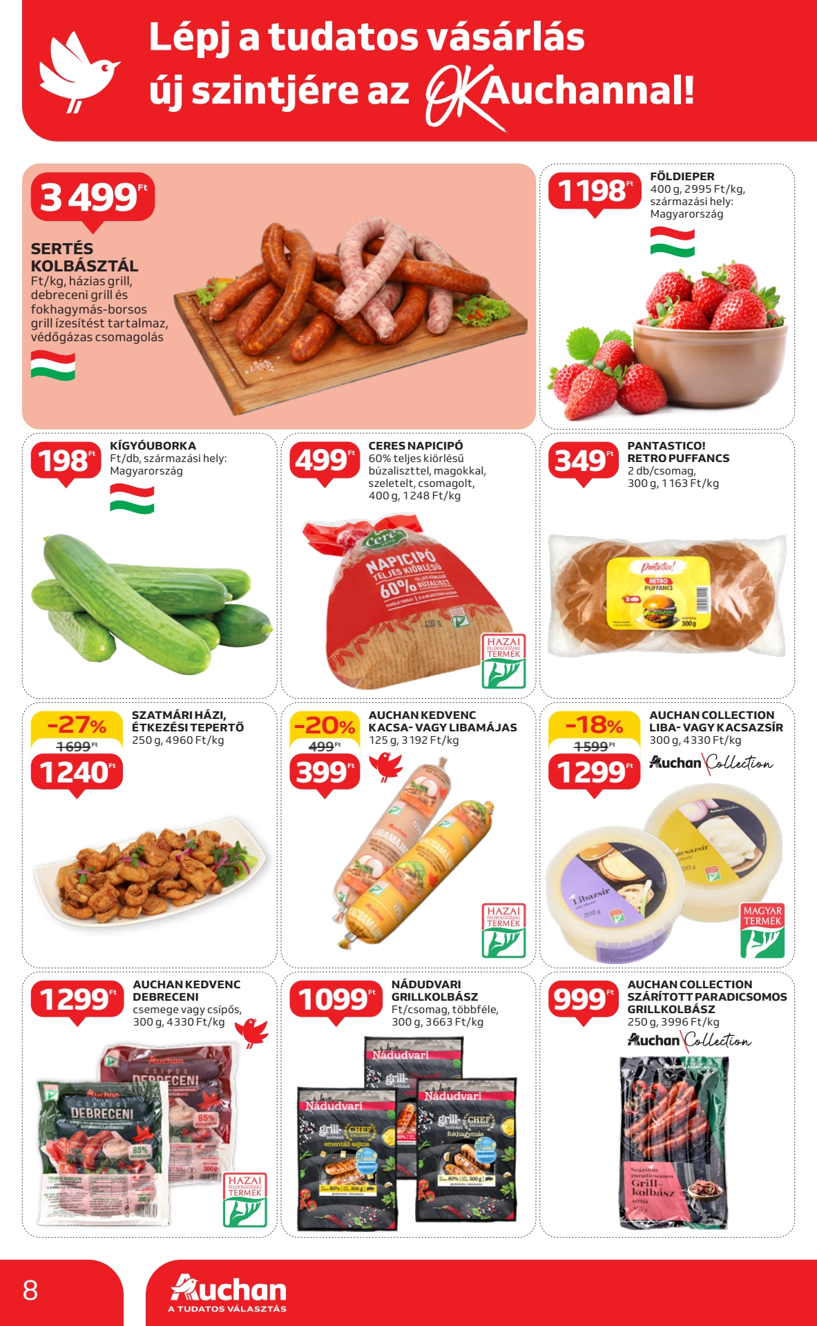 Lapozható Auchan Szupermarket Szórólap 2025. 05.15-05.21 - 8. Oldal Lapozható Auchan Szupermarket Szórólap 2025. 05.15-05.21 - 8. Oldal