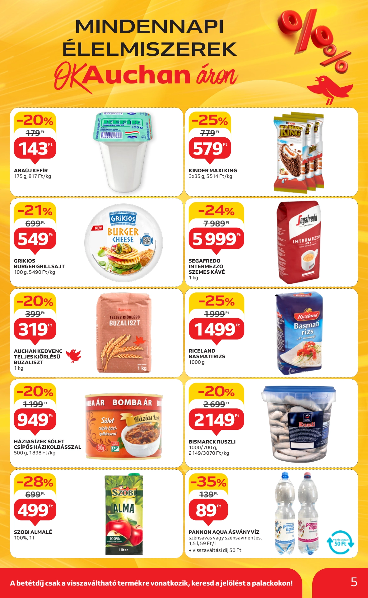 Lapozható Auchan Szupermarket Szórólap 2025. 05.15-05.21 - 5. Oldal Lapozható Auchan Szupermarket Szórólap 2025. 05.15-05.21 - 5. Oldal