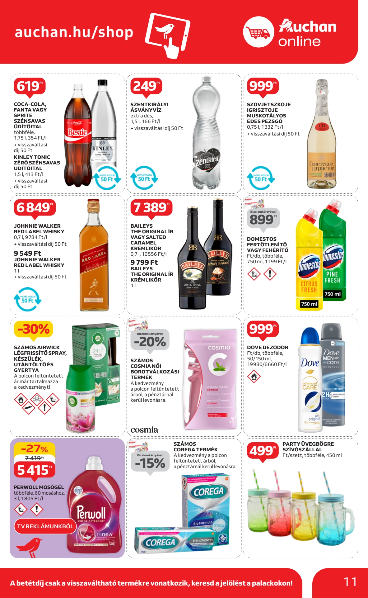 Lapozható Auchan Szupermarket Szórólap 2025. 05.15-05.21 - 11. Oldal Lapozható Auchan Szupermarket Szórólap 2025. 05.15-05.21 - 11. Oldal