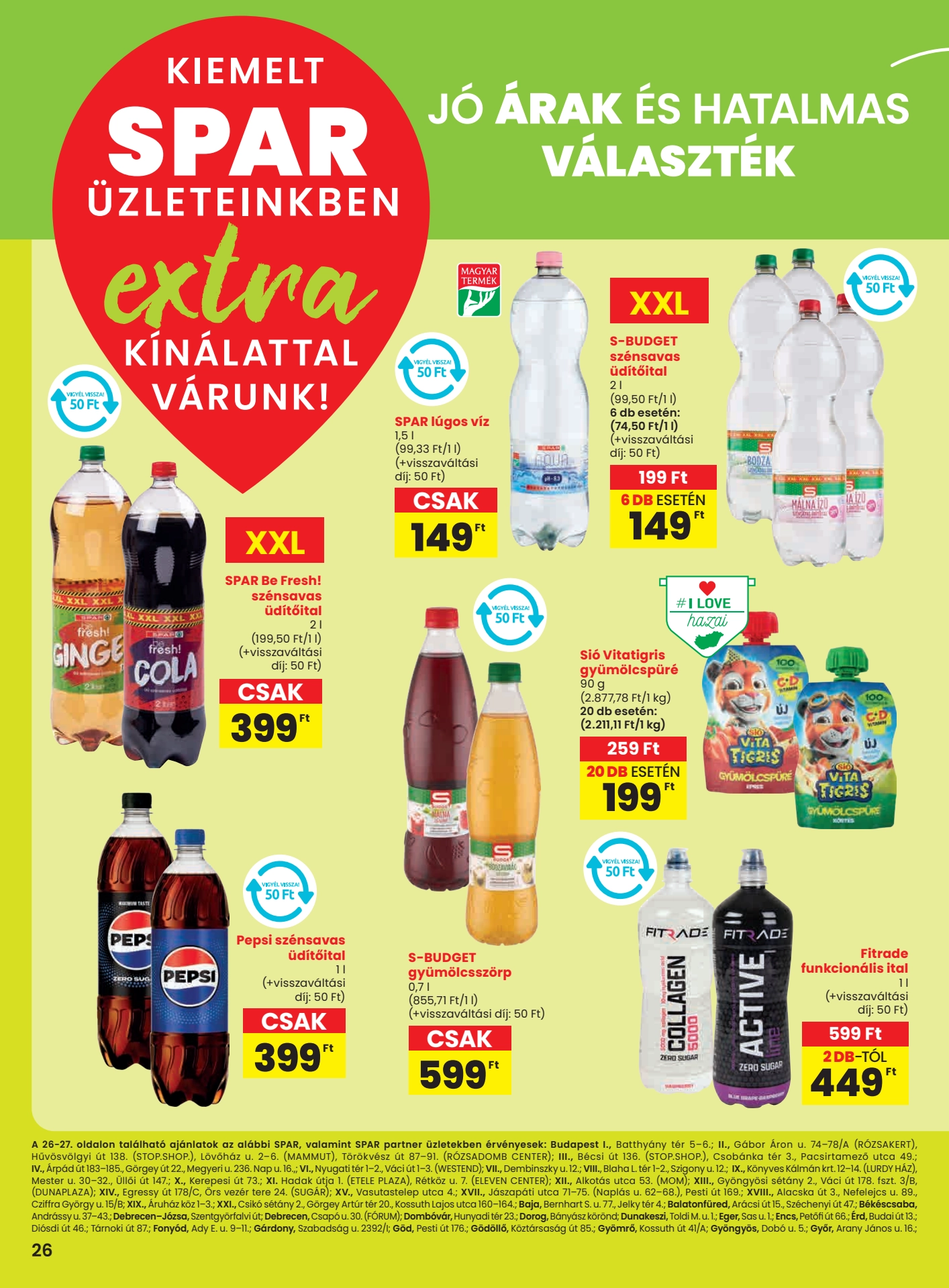 Lapozható Spar extra Szórólap 2025. 05.29-06.04 - 7. Oldal Lapozható Spar extra Szórólap 2025. 05.29-06.04 - 7. Oldal