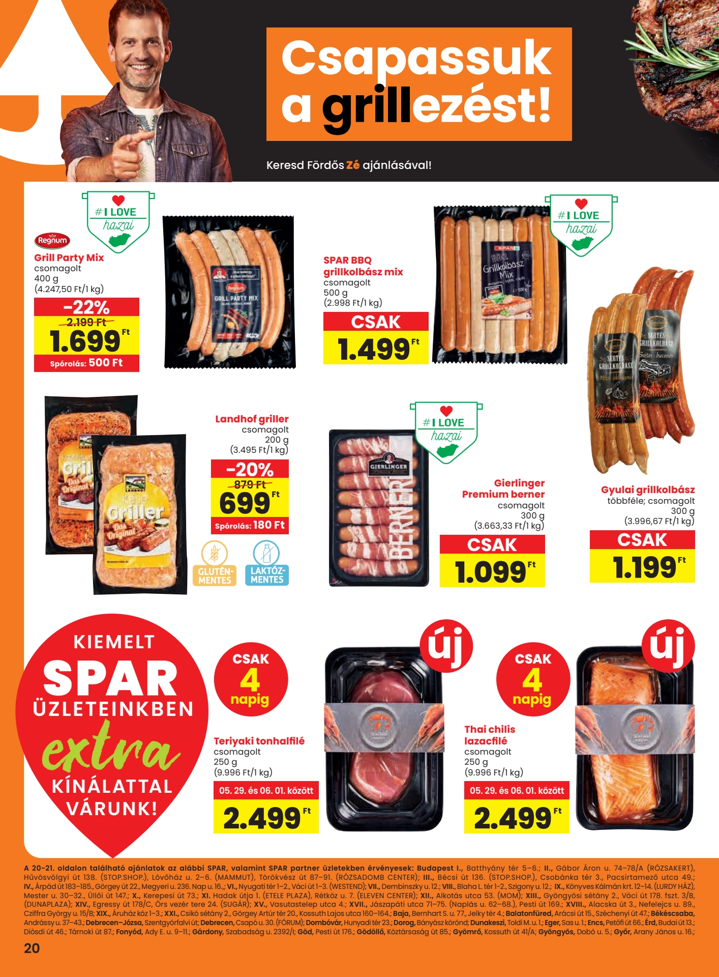 Lapozható spar extra Szórólap 2025. 05.29-06.04 - 1. Oldal Lapozható spar extra Szórólap 2025. 05.29-06.04 - 1. Oldal