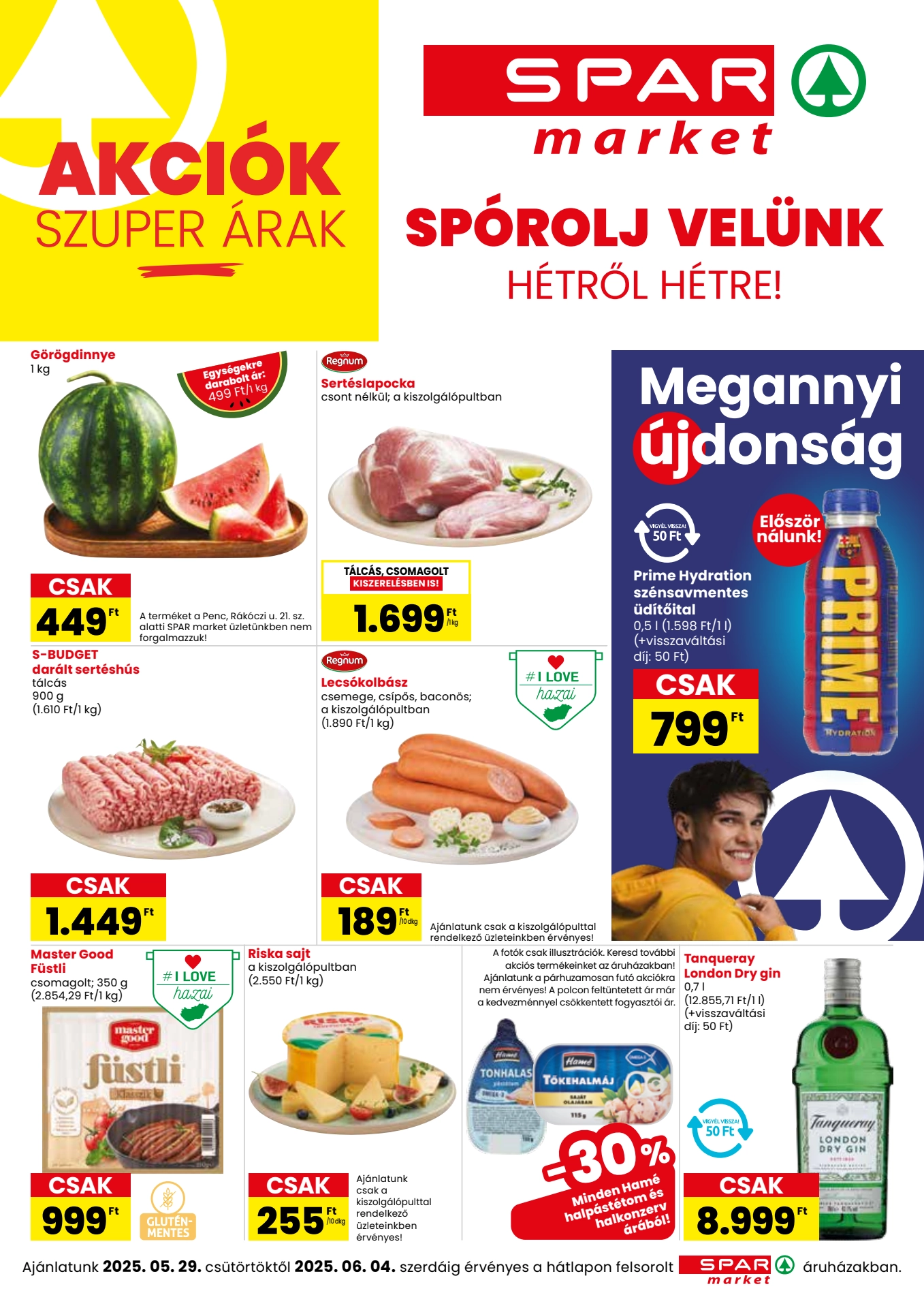 Lapozható Spar Market Szórólap 2025. 05.29-06.04 - 1. Oldal Lapozható Spar Market Szórólap 2025. 05.29-06.04 - 1. Oldal