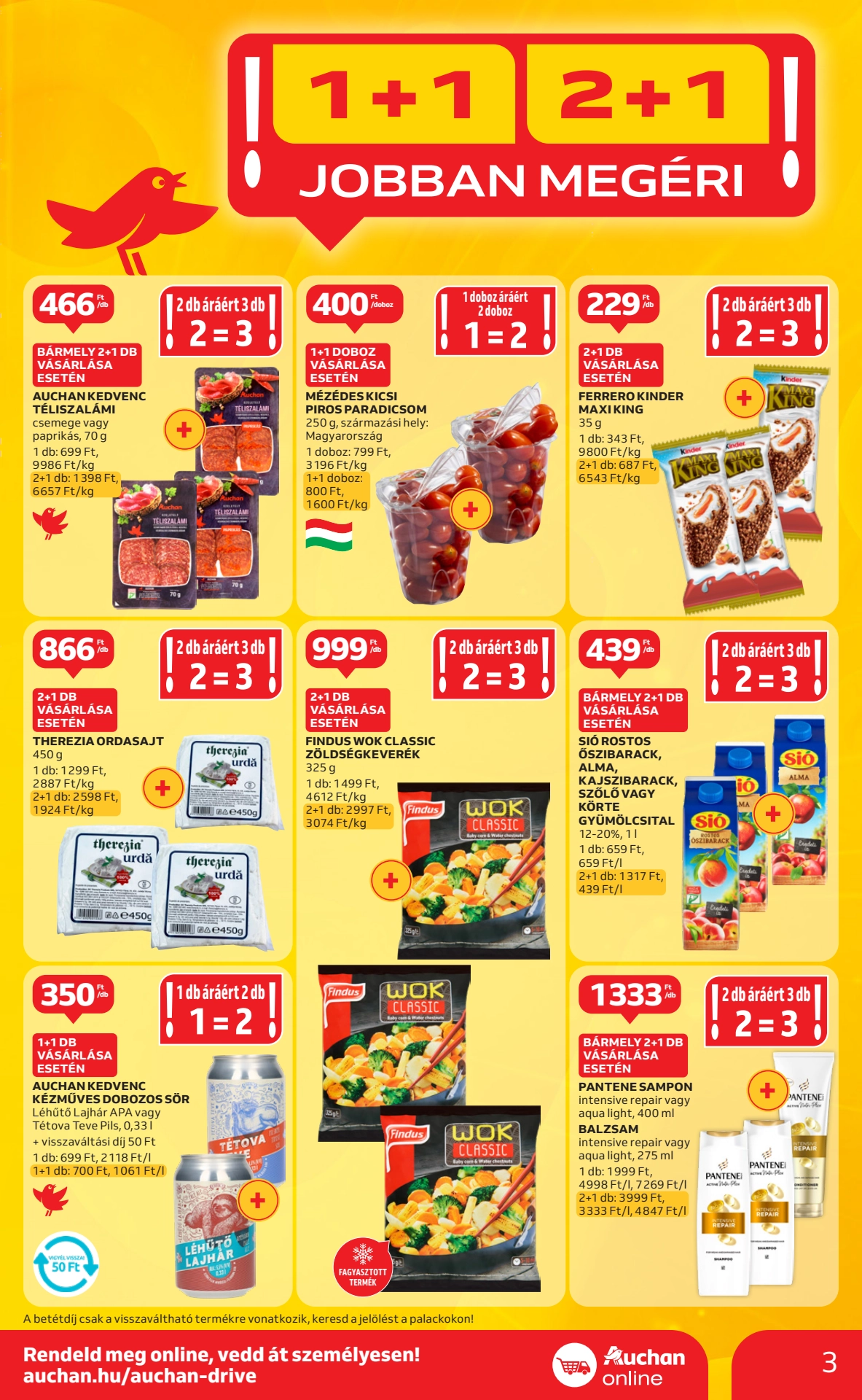 Lapozható Auchan Szupermarket Szórólap 2025. 06.26-07.02 - 3. Oldal Lapozható Auchan Szupermarket Szórólap 2025. 06.26-07.02 - 3. Oldal