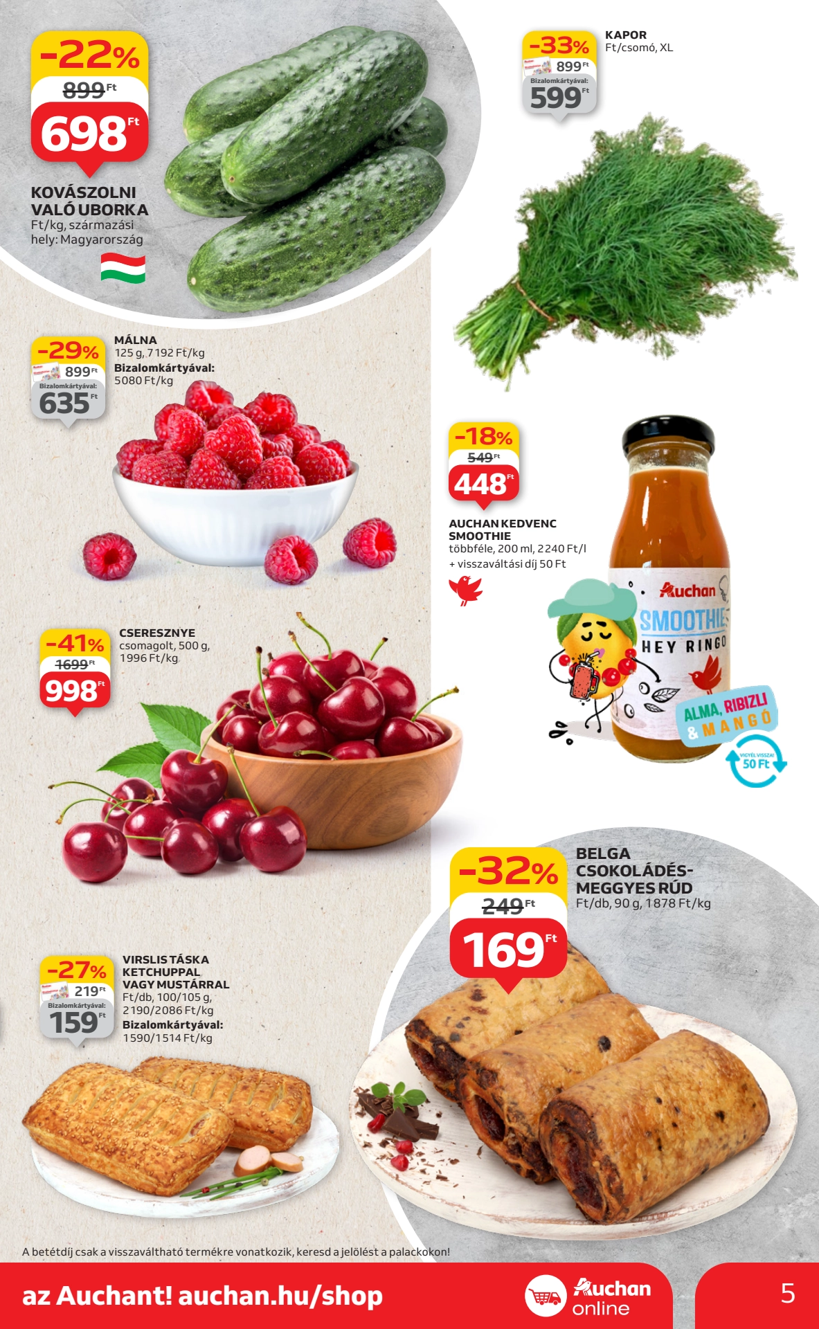 Lapozható Auchan Szupermarket Szórólap 2025. 06.26-07.02 - 5. Oldal Lapozható Auchan Szupermarket Szórólap 2025. 06.26-07.02 - 5. Oldal