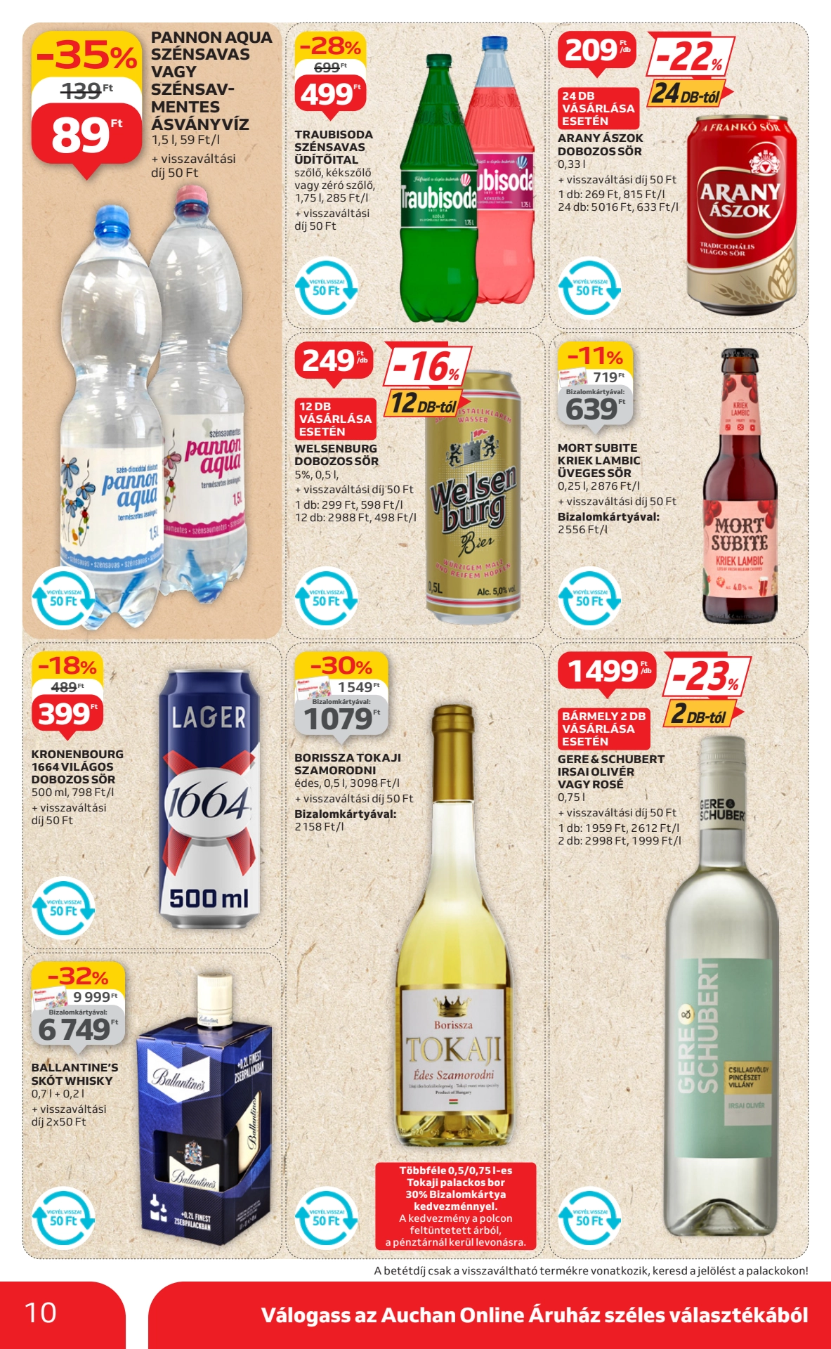 Lapozható Auchan Szupermarket Szórólap 2025. 06.26-07.02 - 10. Oldal Lapozható Auchan Szupermarket Szórólap 2025. 06.26-07.02 - 10. Oldal