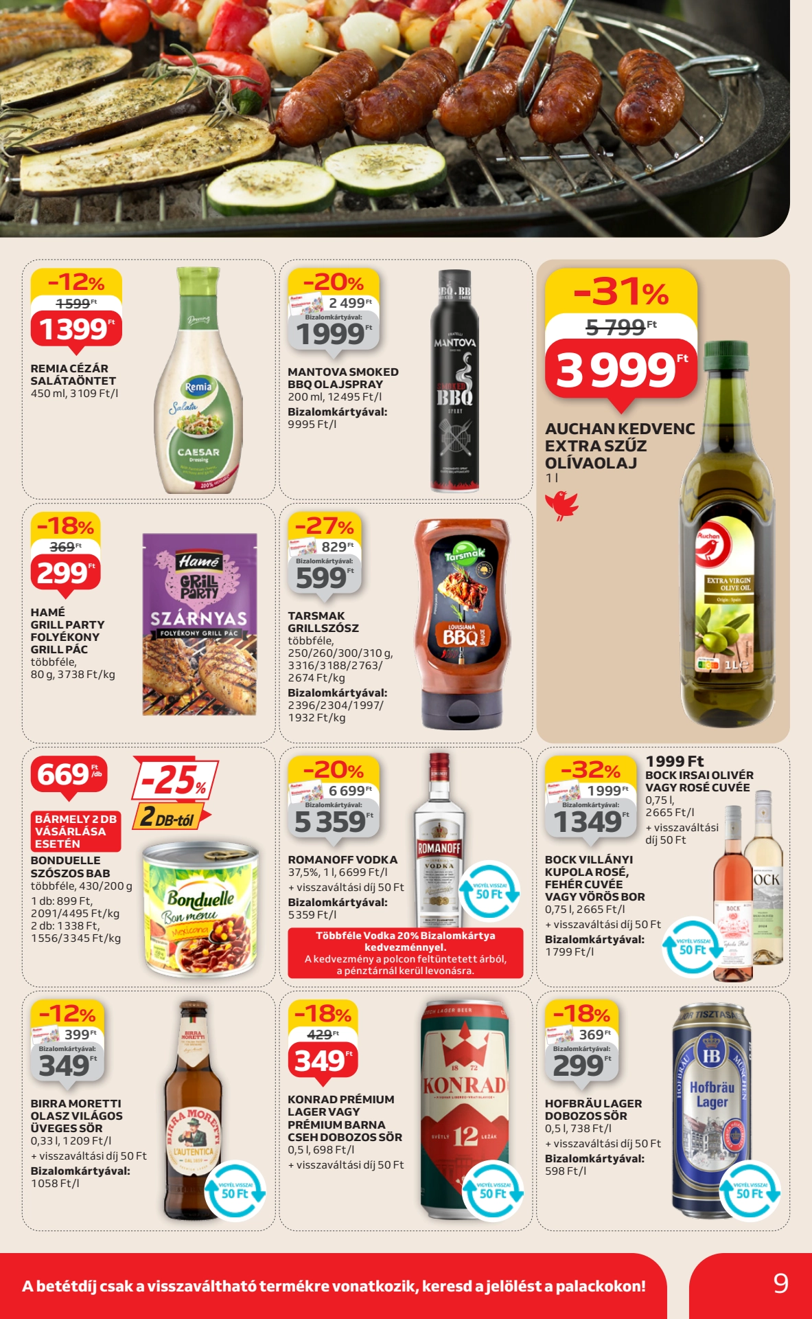 Lapozható Auchan Szupermarket Szórólap 2025. 06.26-07.02 - 9. Oldal Lapozható Auchan Szupermarket Szórólap 2025. 06.26-07.02 - 9. Oldal
