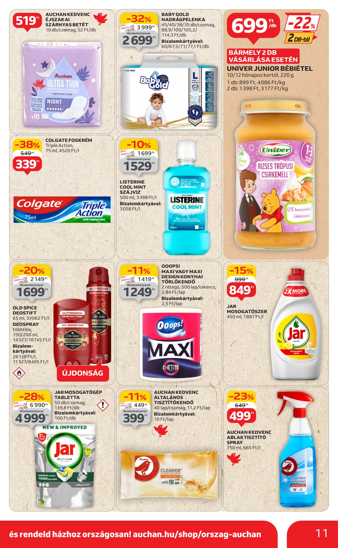 Lapozható Auchan Szupermarket Szórólap 2025. 06.26-07.02 - 11. Oldal Lapozható Auchan Szupermarket Szórólap 2025. 06.26-07.02 - 11. Oldal