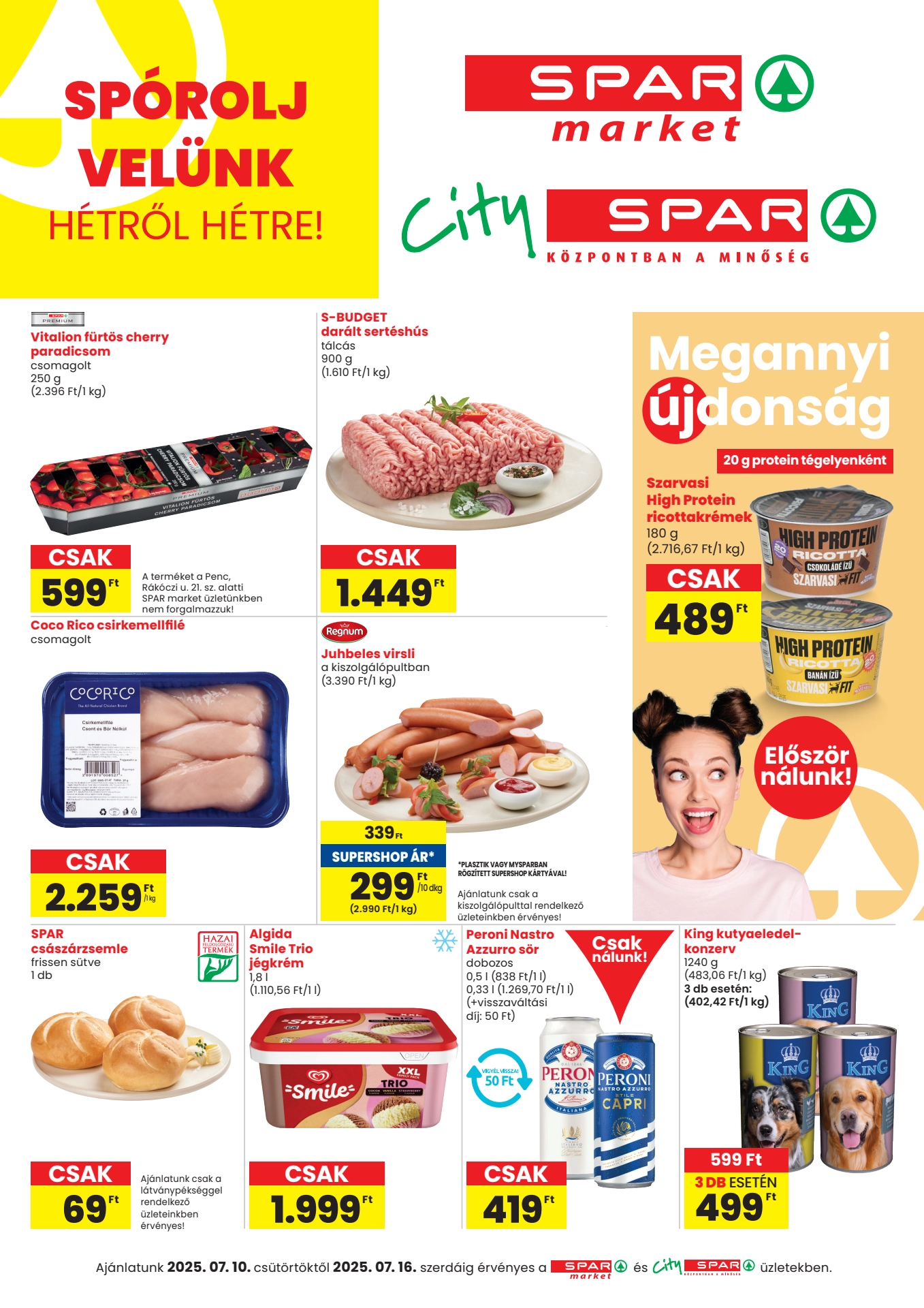 Lapozható Spar Market ÉS City SPAR SZAKOLAP 2025. 07.10-07.16 - 1. Oldal Lapozható Spar Market ÉS City SPAR SZAKOLAP 2025. 07.10-07.16 - 1. Oldal