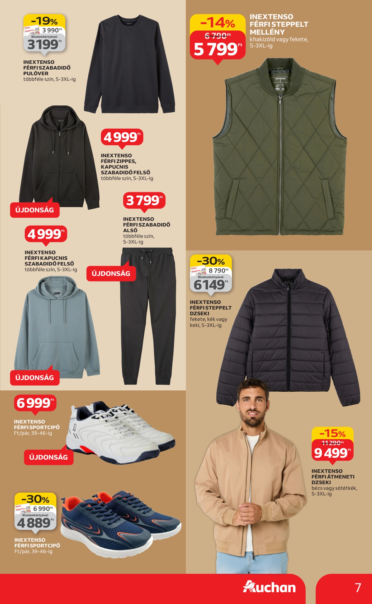 Lapozható Auchan hipermarket textil szórólap 2025. 08.28-09.24 - 7. Oldal Lapozható Auchan hipermarket textil szórólap 2025. 08.28-09.24 - 7. Oldal