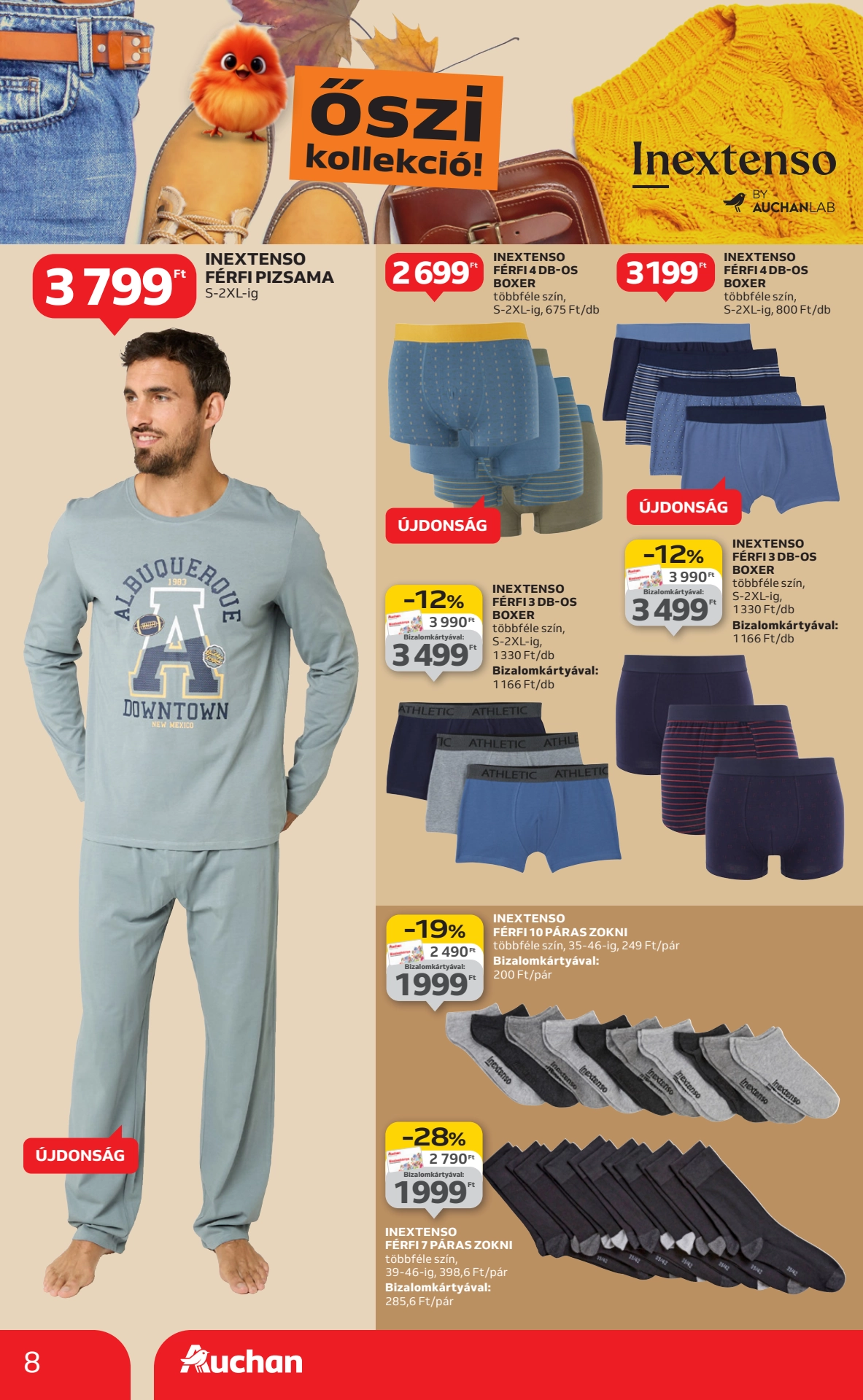 Lapozható Auchan hipermarket textil szórólap 2025. 08.28-09.24 - 8. Oldal Lapozható Auchan hipermarket textil szórólap 2025. 08.28-09.24 - 8. Oldal