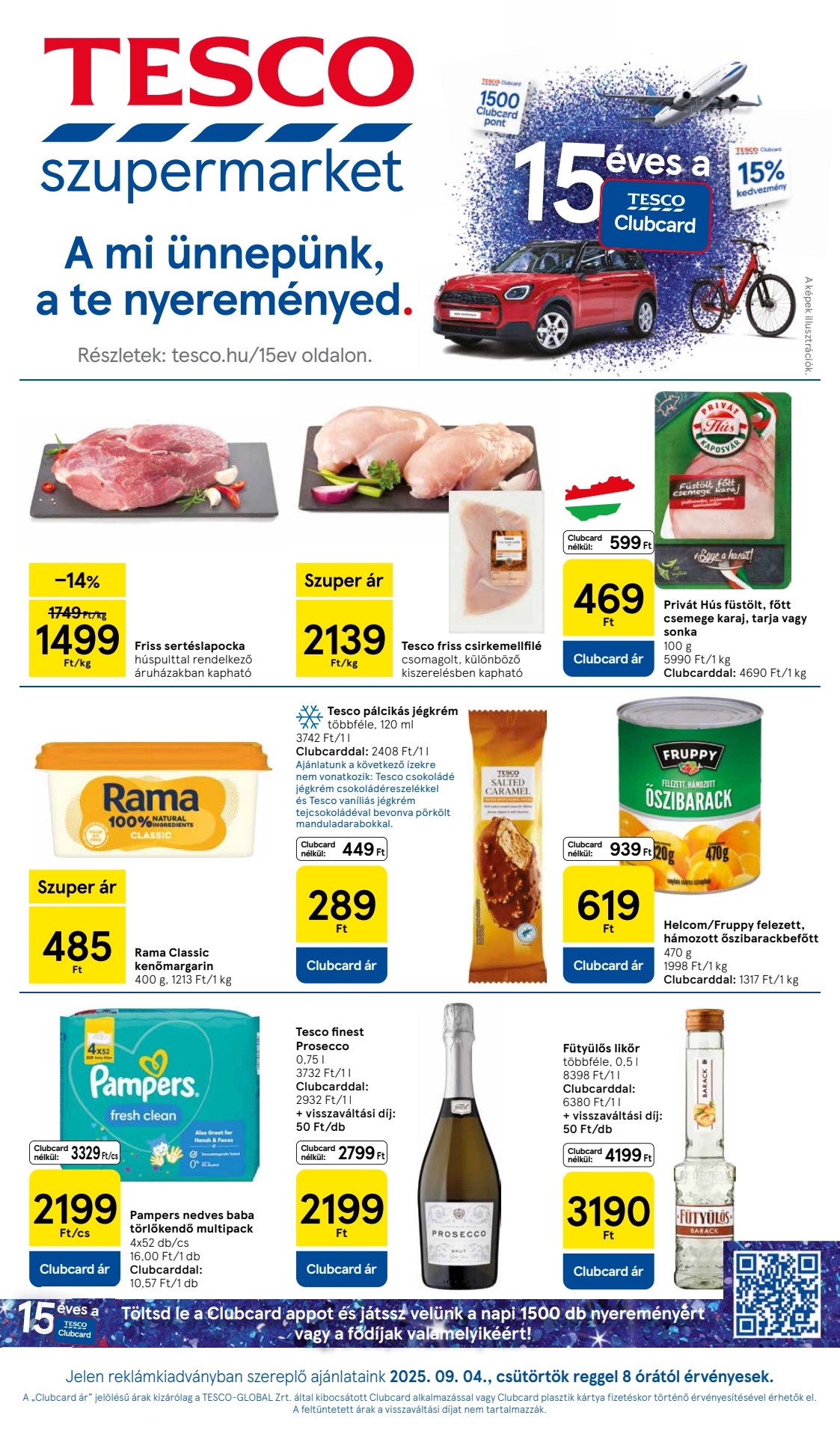 Lapozható Tesco Szupermarket Szórólap 2025. 09.04-09.10 - 1. Oldal Lapozható Tesco Szupermarket Szórólap 2025. 09.04-09.10 - 1. Oldal